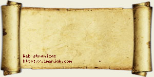 Jana Tanasković vizit kartica